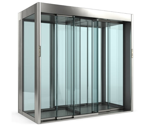 Automatic Systems - Interlock 674 | Double Revolving Security Entry Door 