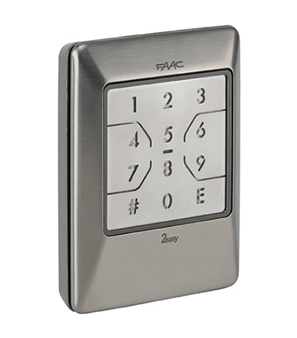 FAAC XKPB Touch Numeric Stainless Steel Keypad - BUS INOX